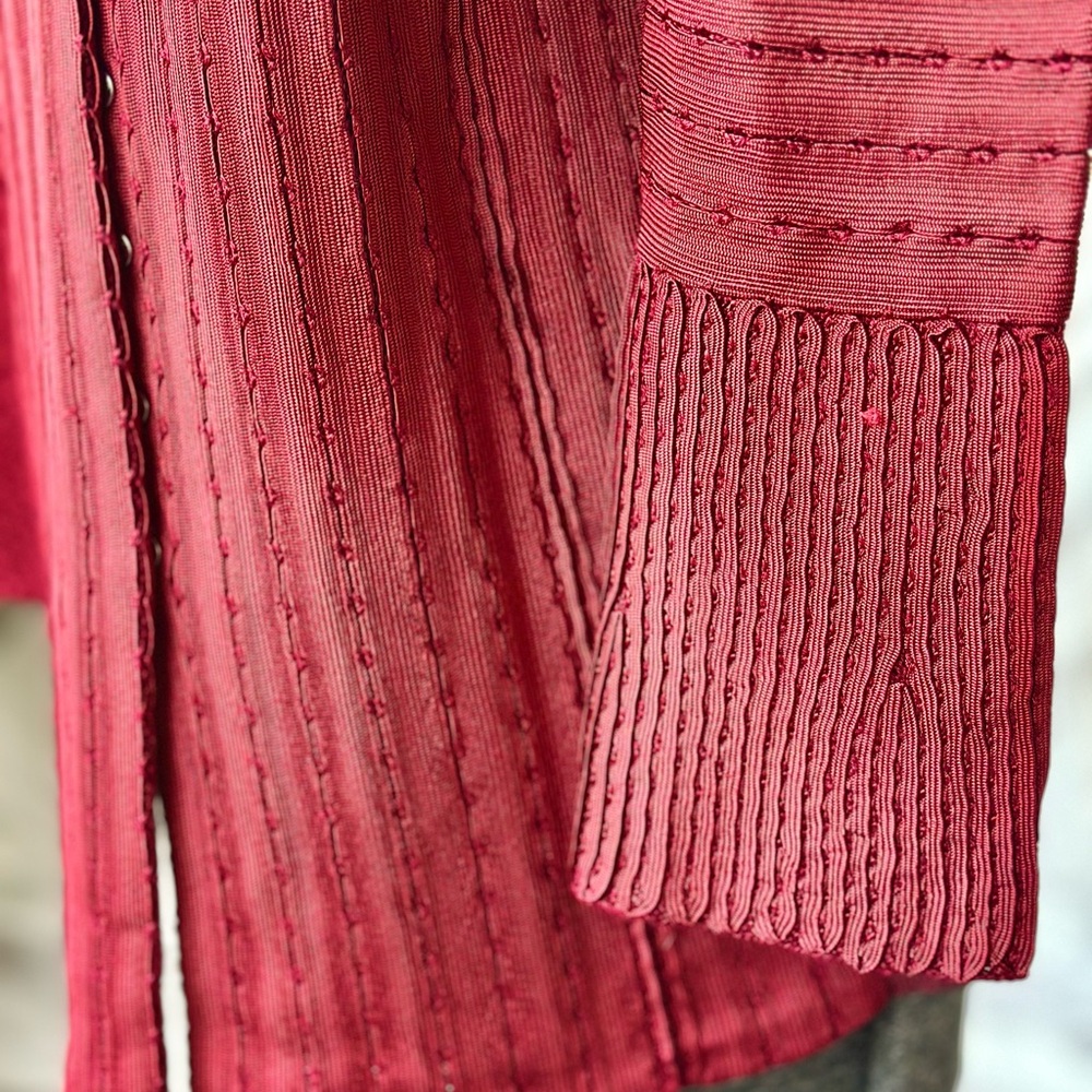 Pepa Pombo Red Knit Coat - Picture 3 of 7